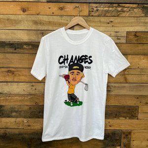Justin Bieber Changes Tee In
